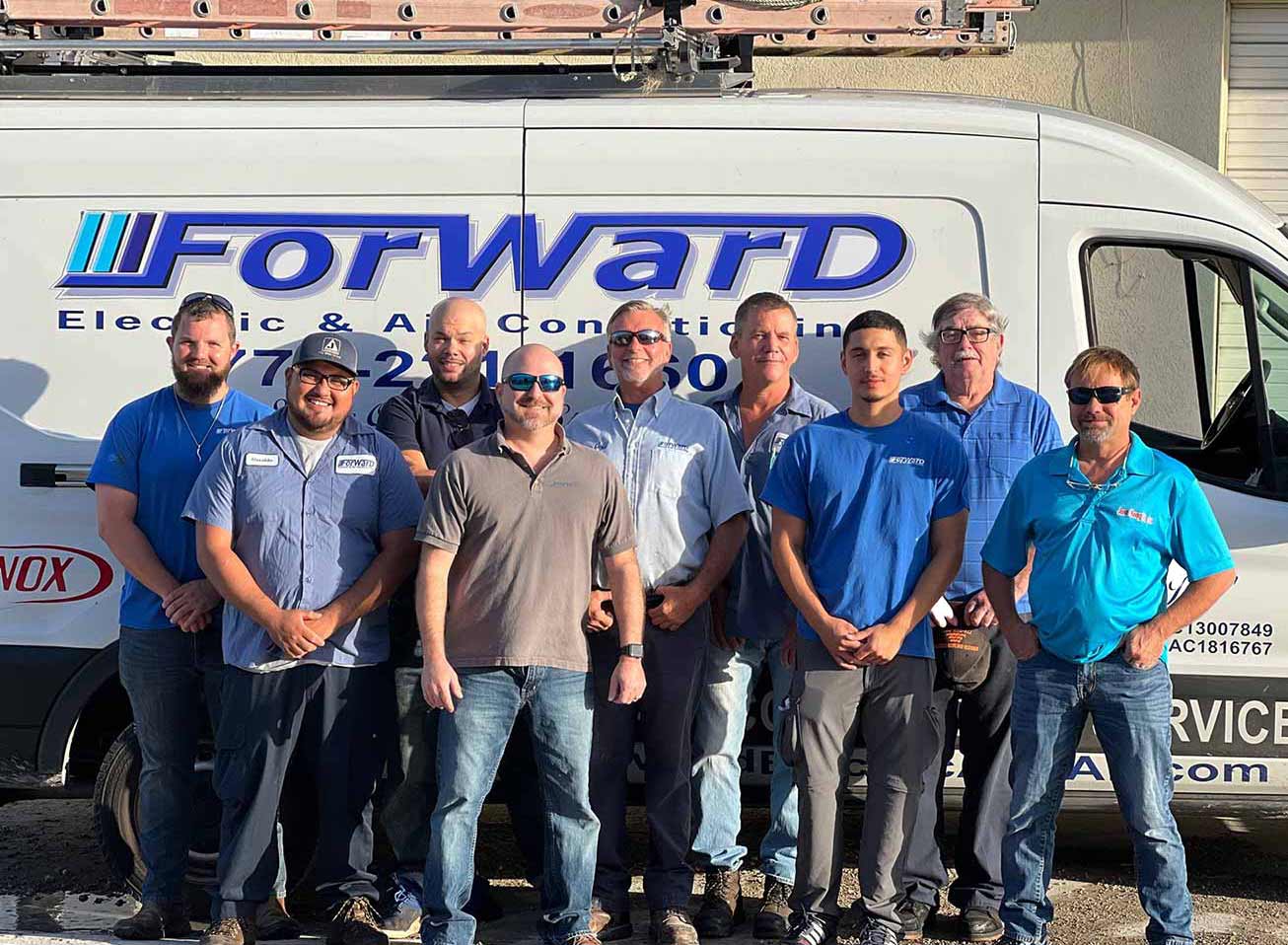 Forward Electric & Air Conditioning team in Stuart, FL